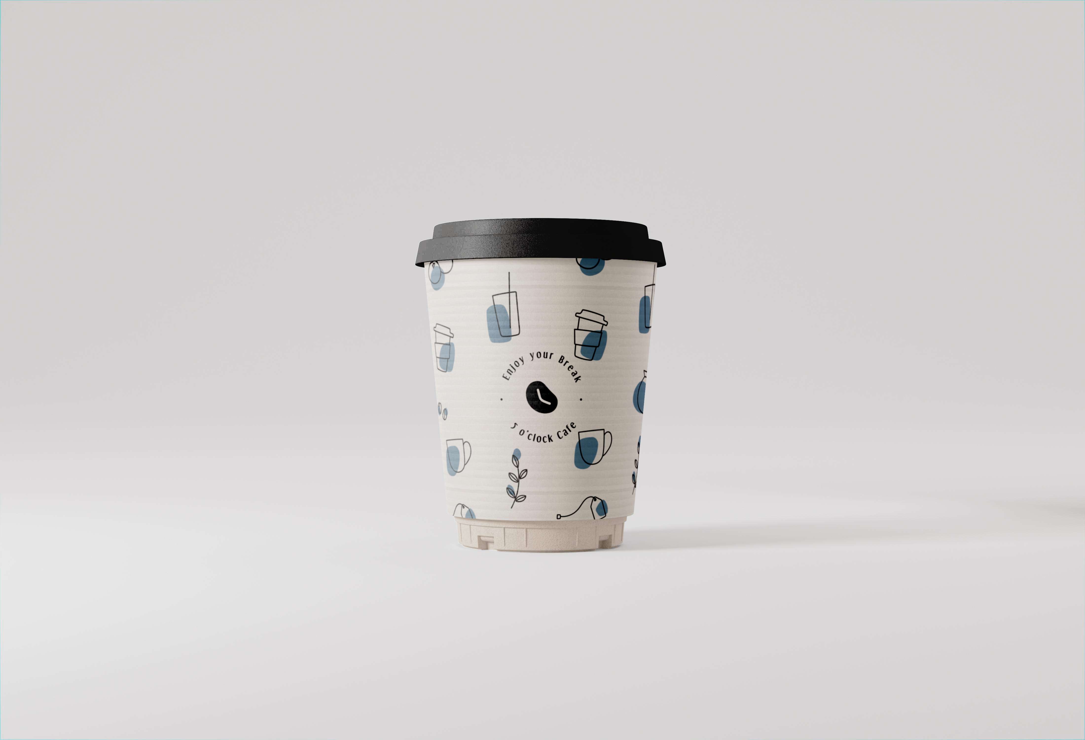 Coffee cup mockup.