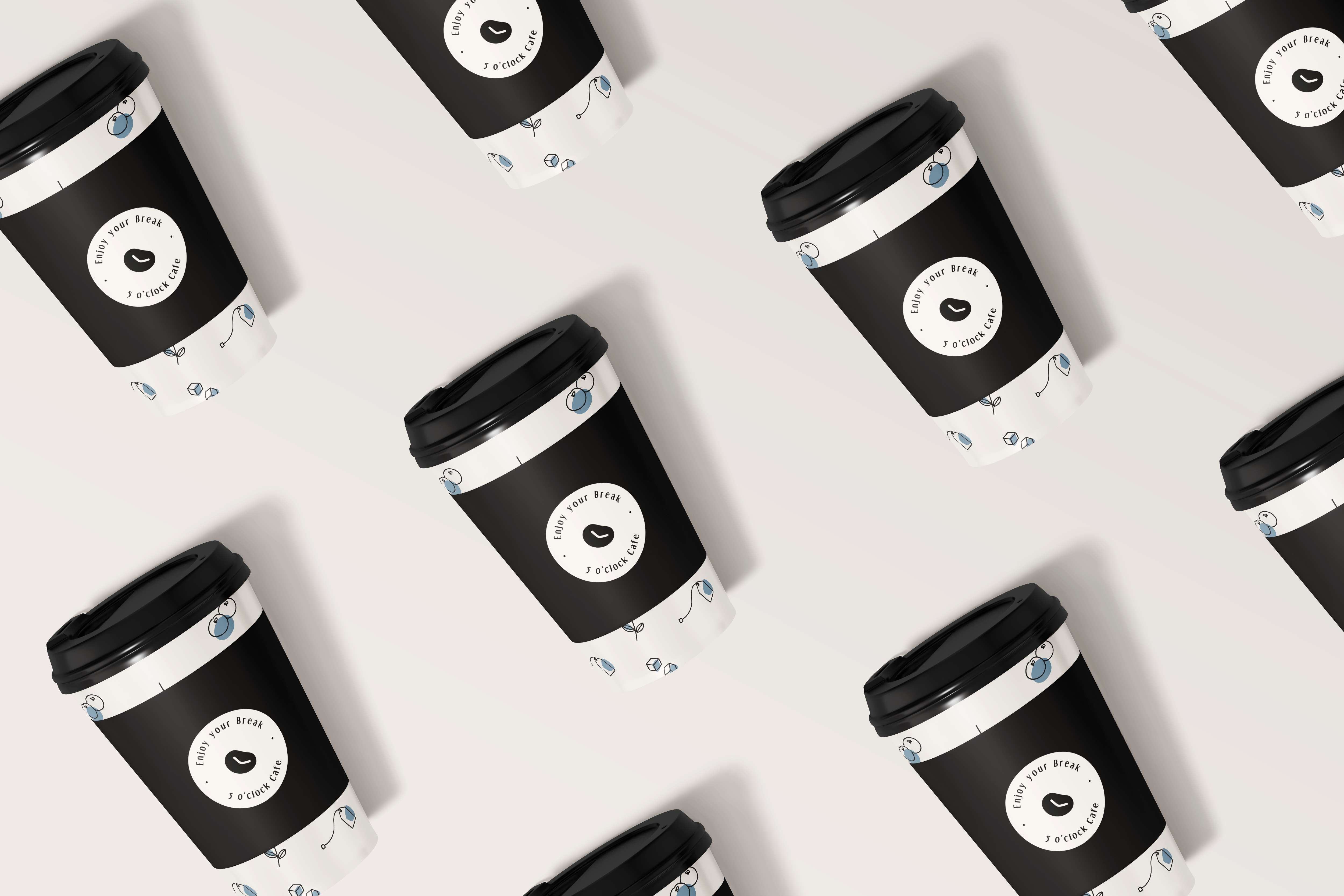 Coffee cup mockup.