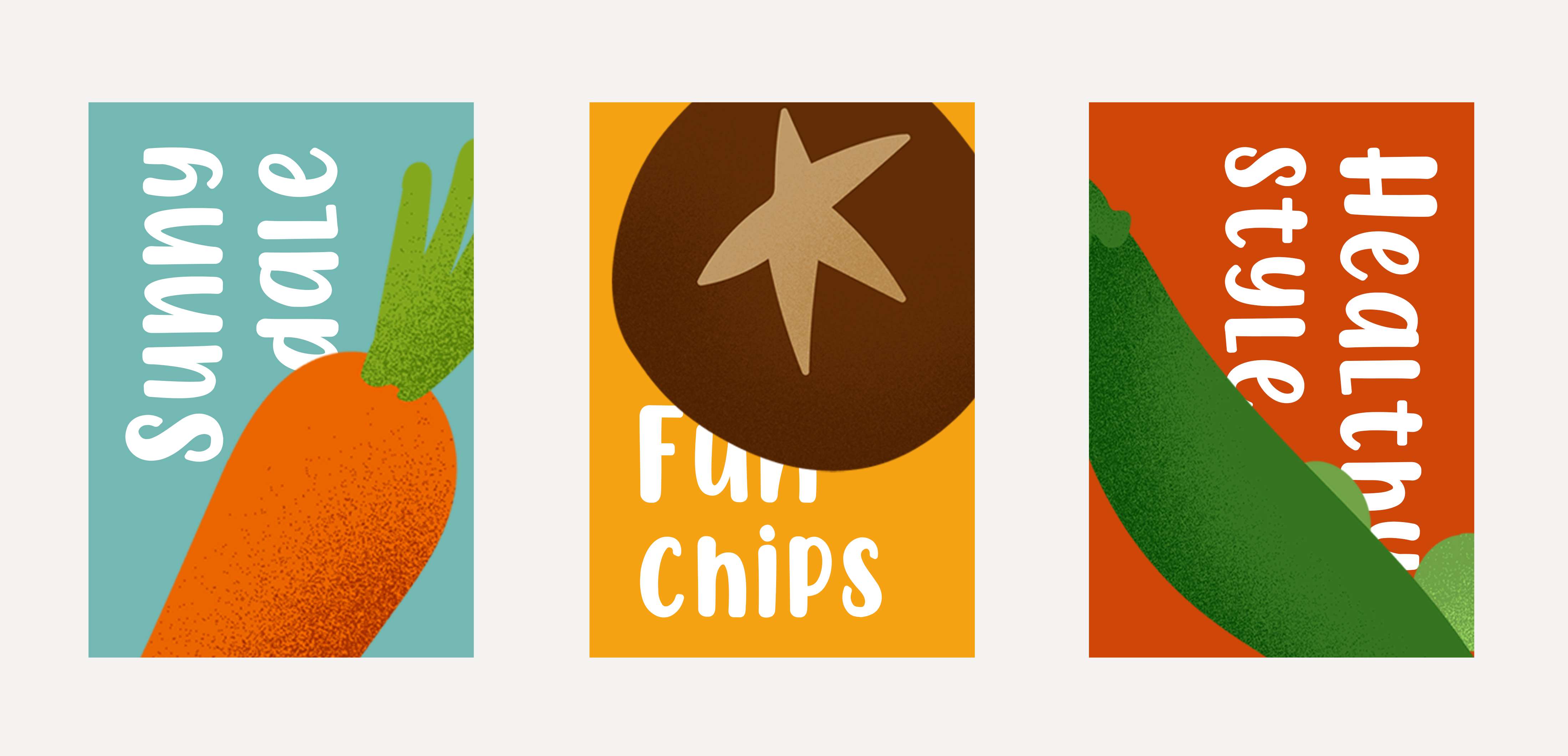 Food variety banners