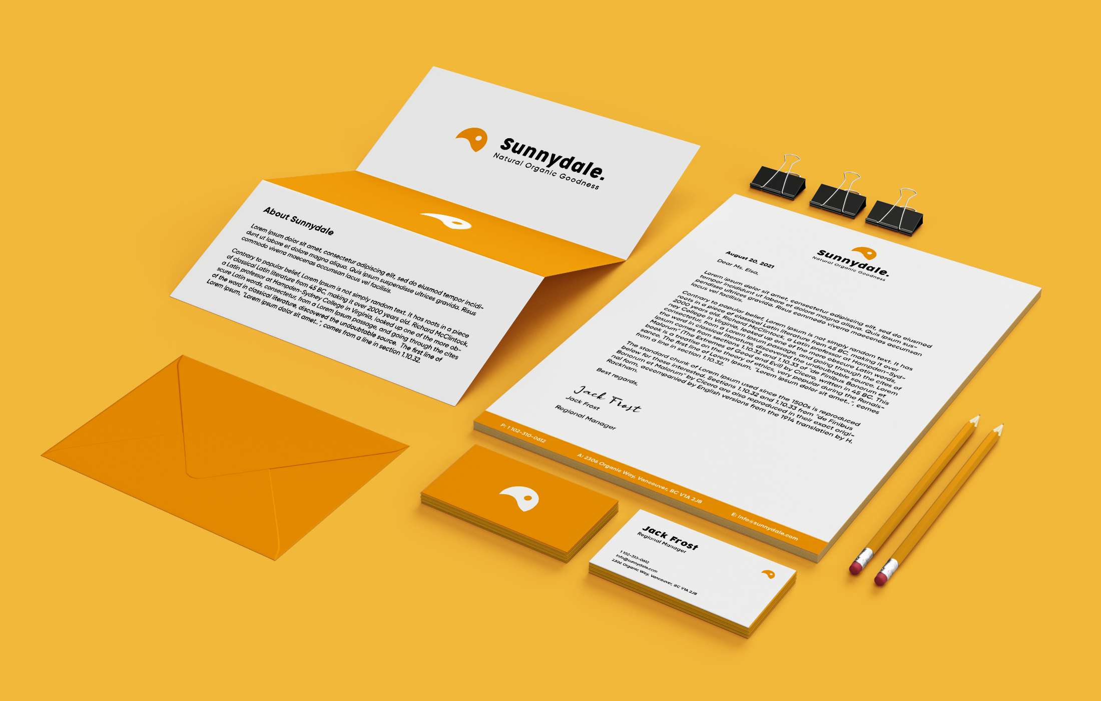 Business utilities mockups