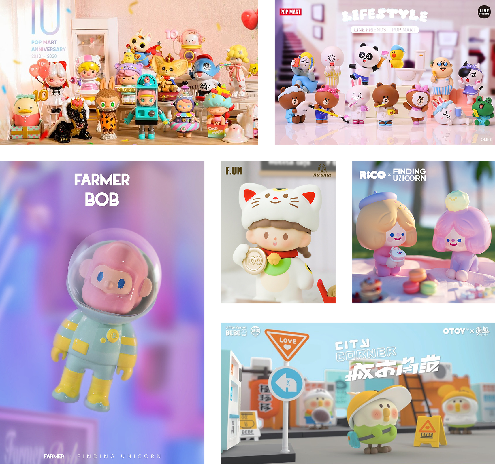 Token Studio's variety of toys and banners